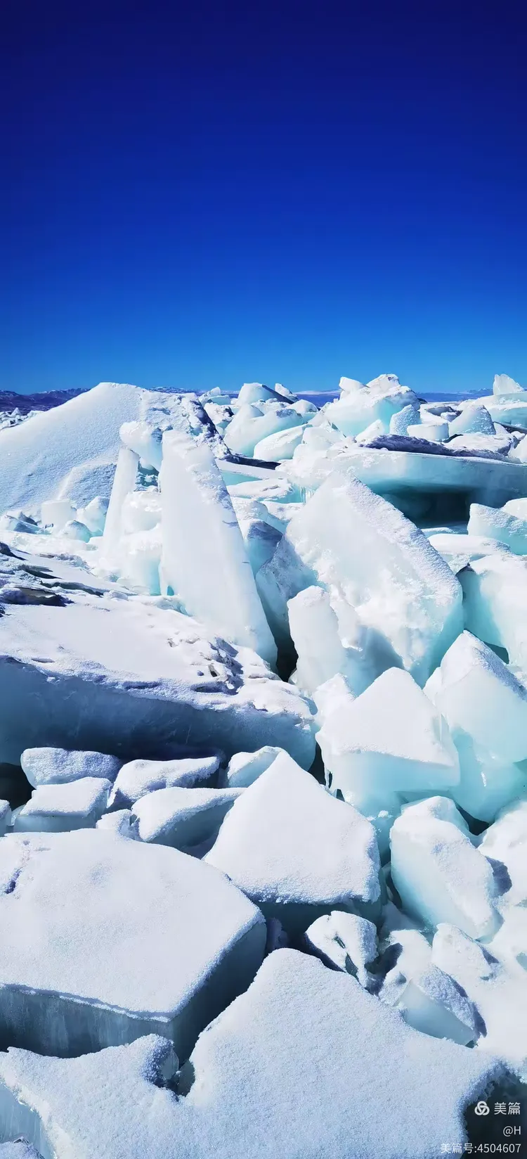 2024年春节初二游拍青海湖江西沟天然蓝冰